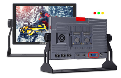 FEELWORLD S10 10-inch 12G SDI HDMI2.0 Camera Field Monitor High Brightness 1200nit Touchscreen