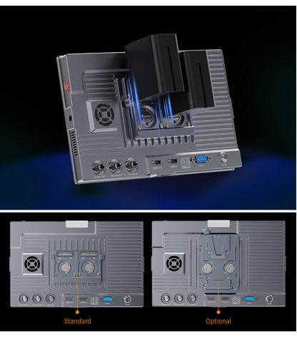 FEELWORLD S10 10-inch 12G SDI HDMI2.0 Camera Field Monitor High Brightness 1200nit Touchscreen