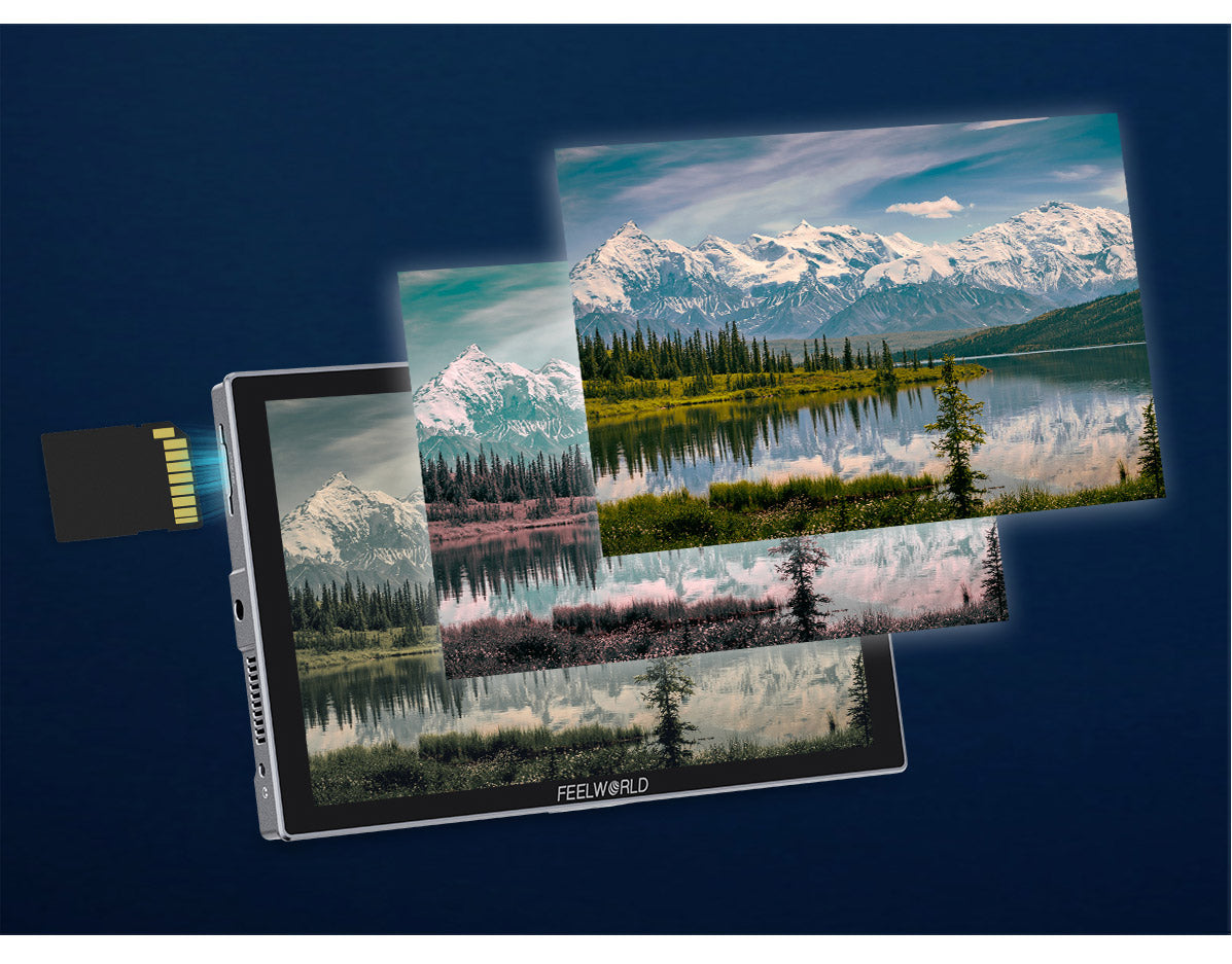 FEELWORLD S10 10-inch 12G SDI HDMI2.0 Camera Field Monitor High Brightness 1200nit Touchscreen