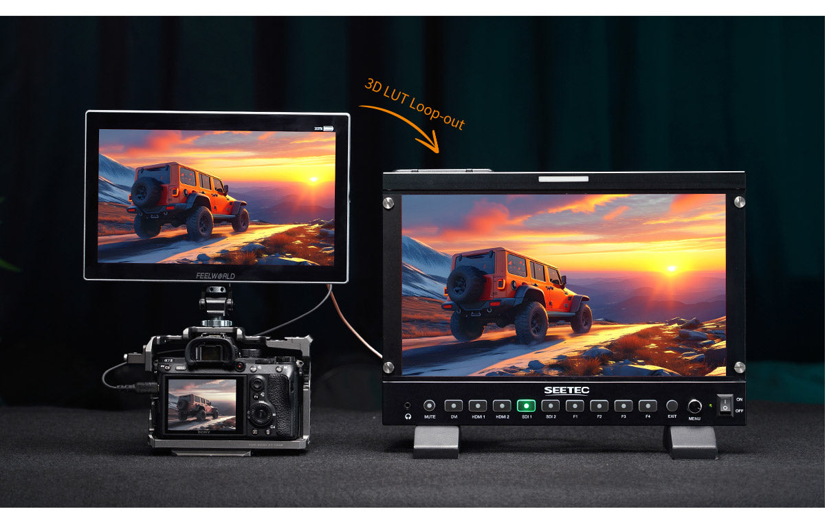 FEELWORLD S10 10-inch 12G SDI HDMI2.0 Camera Field Monitor High Brightness 1200nit Touchscreen