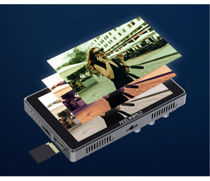 FEELWORLD S7 7-inch 12G SDI HDMI2.0 Camera Field Monitor High Brightness1600nit Touchscreen