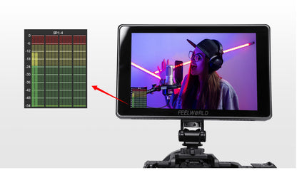 FEELWORLD S7 7-inch 12G SDI HDMI2.0 Camera Field Monitor High Brightness1600nit Touchscreen