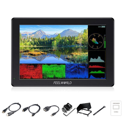 FEELWORLD T7 PRO/T7S PRO 7-inch 2000NIT Ultra High Brightness Field Camera Monitor Aluminium Housing 3G SDI 4K HDMI 60Hz