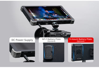 FEELWORLD T10 10.1 Inch 500nit Aluminium DSLR Camera Field Monitor External Install and Power Kit