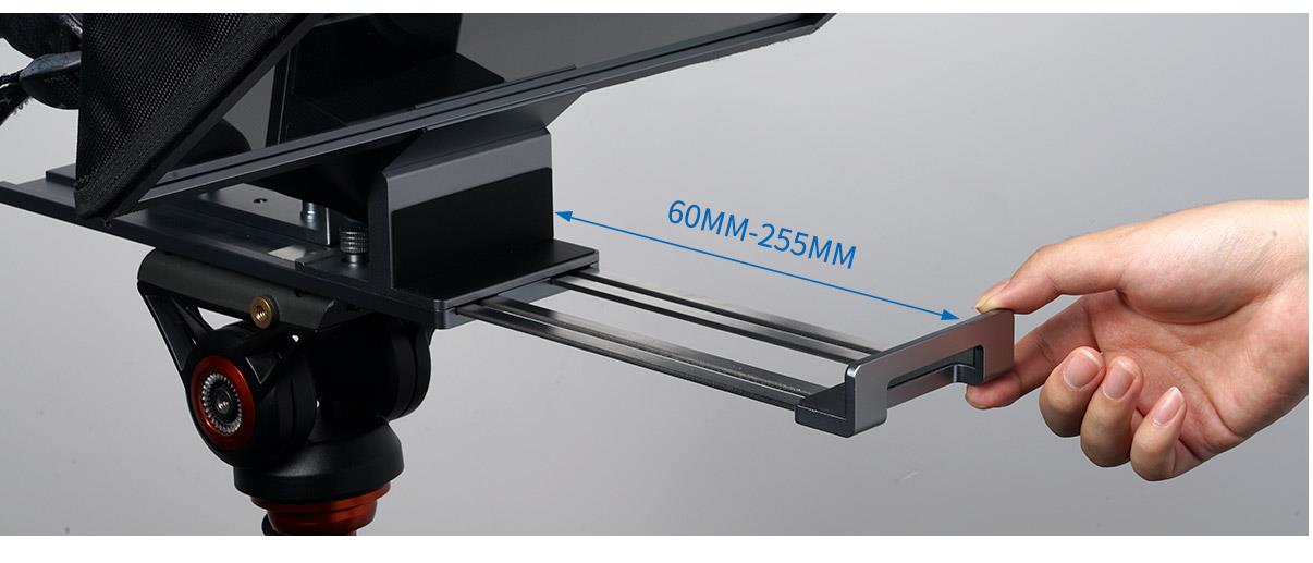 FEELWORLD TP16 16-inch Folding Teleprompter supports up to 16" Tablet Horizontal Vertical Prompting Bluetooth Remote Control