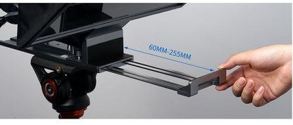 FEELWORLD TP16 16-inch Folding Teleprompter supports up to 16" Tablet Horizontal Vertical Prompting Bluetooth Remote Control