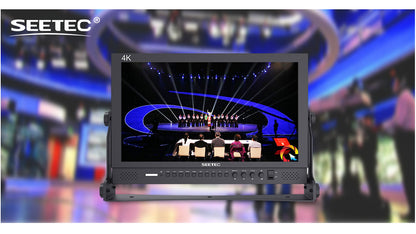FEELWORLD SEETEC P173-9HSD 17.3" Aluminum Design 1920×1080 Pro Broadcast LCD Monitor with 3G-SDI HDMI AV